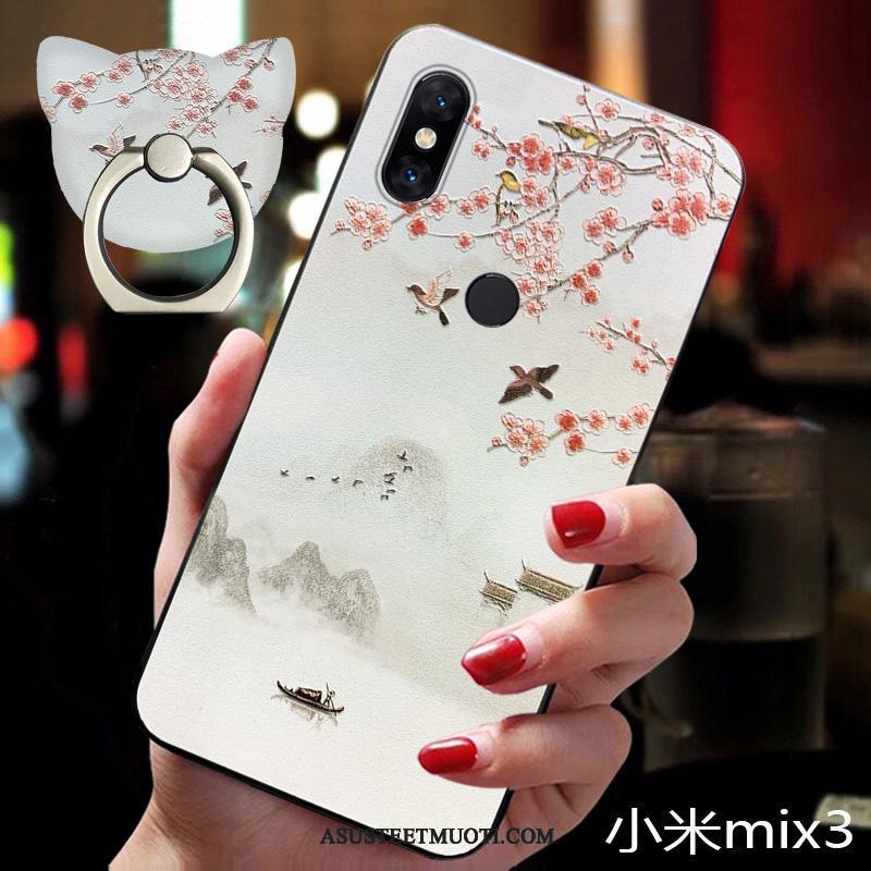 Xiaomi Mi Mix 3 Kuoret Net Red Pesty Suede Kuori Vuosikerta All Inclusive