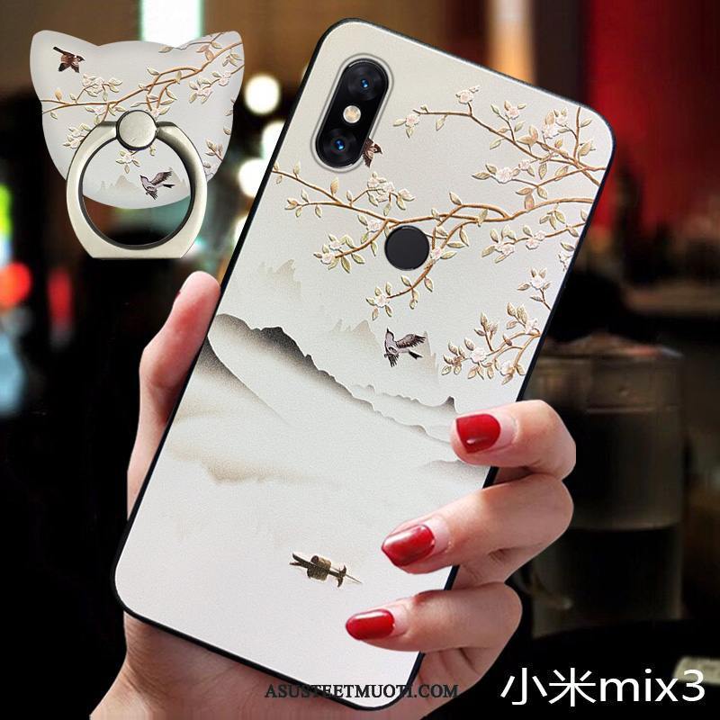 Xiaomi Mi Mix 3 Kuoret Net Red Pesty Suede Kuori Vuosikerta All Inclusive