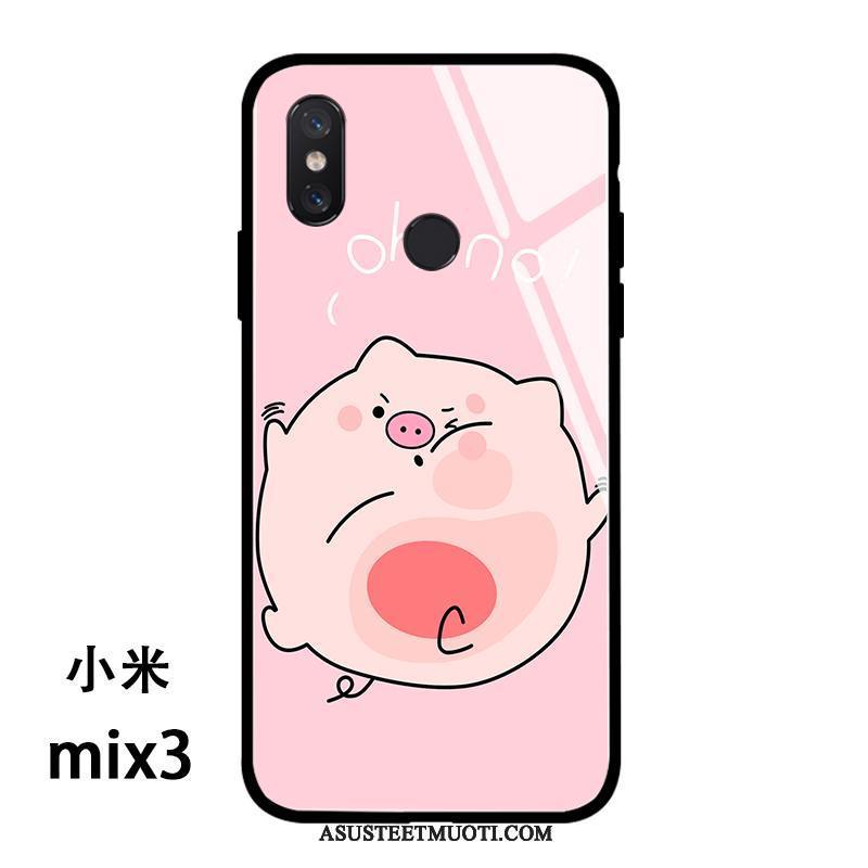 Xiaomi Mi Mix 3 Kuoret Nuoret Lasi Jauhe Kuori Pehmeä Neste