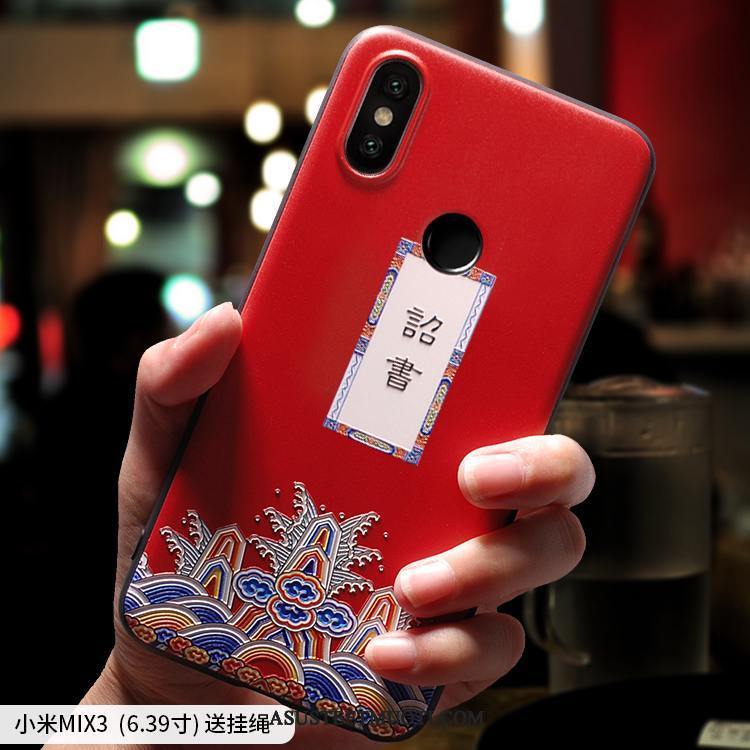 Xiaomi Mi Mix 3 Kuoret Pesty Suede Murtumaton Kotelo Pieni Ohut