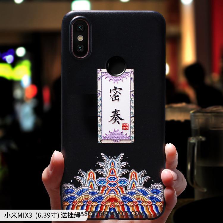 Xiaomi Mi Mix 3 Kuoret Pesty Suede Murtumaton Kotelo Pieni Ohut