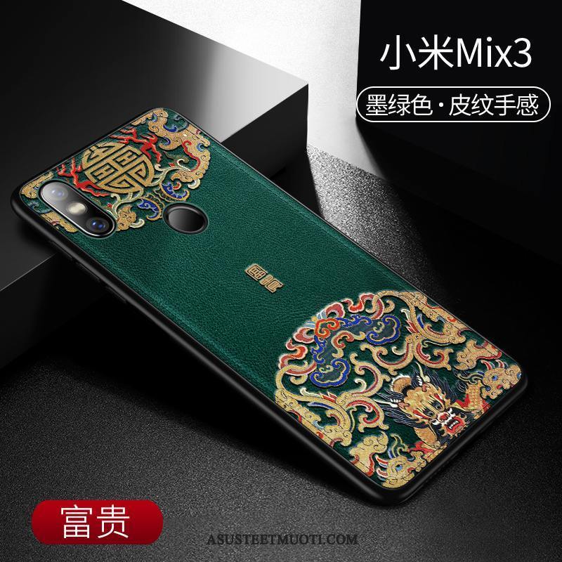 Xiaomi Mi Mix 3 Kuoret Sininen Puhelimen Luova Kuori Silikoni