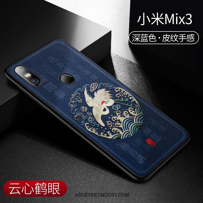 Xiaomi Mi Mix 3 Kuoret Sininen Puhelimen Luova Kuori Silikoni