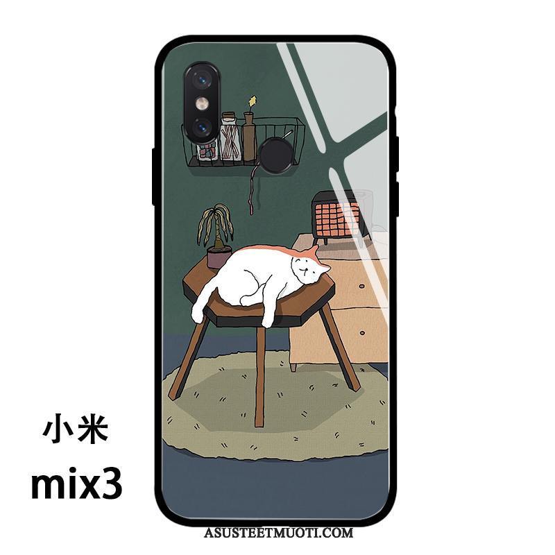 Xiaomi Mi Mix 3 Kuori Kuoret Murtumaton Kissa Silikoni Ohut Kotelo