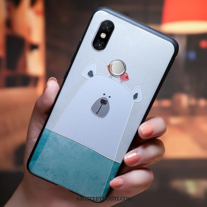 Xiaomi Mi Mix 3 Kuori Kuoret Ohut Sarjakuva Lasi Peili Pieni