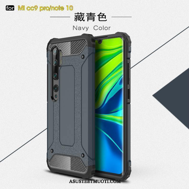 Xiaomi Mi Note 10 Kuoret Pehmeä Neste Kuori Kulta Rengas Kova
