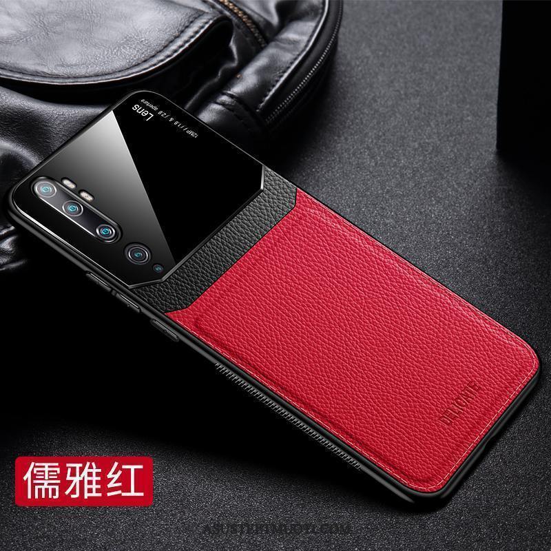 Xiaomi Mi Note 10 Kuori Kuoret Nahka Pieni Suojaus All Inclusive Sininen