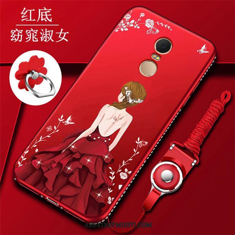 Xiaomi Redmi 5 Kuoret Pieni Murtumaton Punainen Kuori All Inclusive