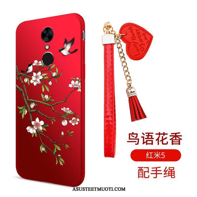 Xiaomi Redmi 5 Kuoret Puhelimen Punainen Kuori Pehmeä Neste Kotelo