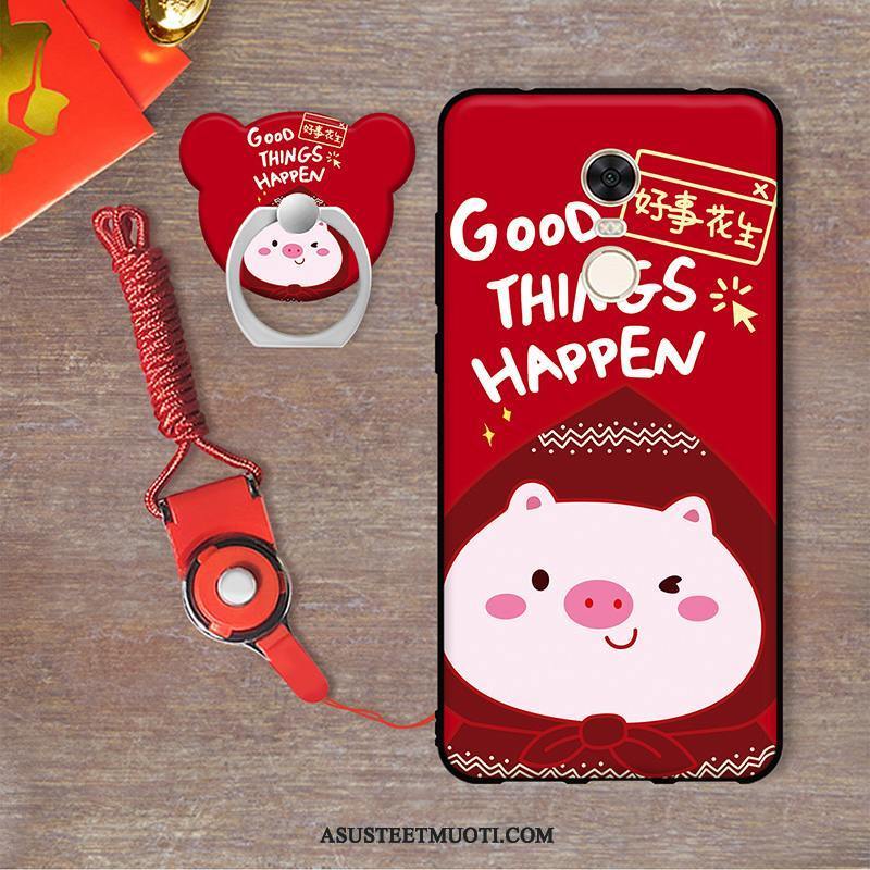 Xiaomi Redmi 5 Kuoret Punainen Ripustettavat Koristeet Ripustettava Kaula Pieni Pehmeä Neste