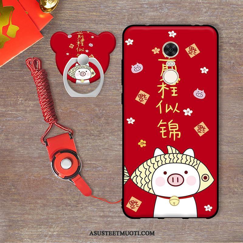 Xiaomi Redmi 5 Kuoret Punainen Ripustettavat Koristeet Ripustettava Kaula Pieni Pehmeä Neste