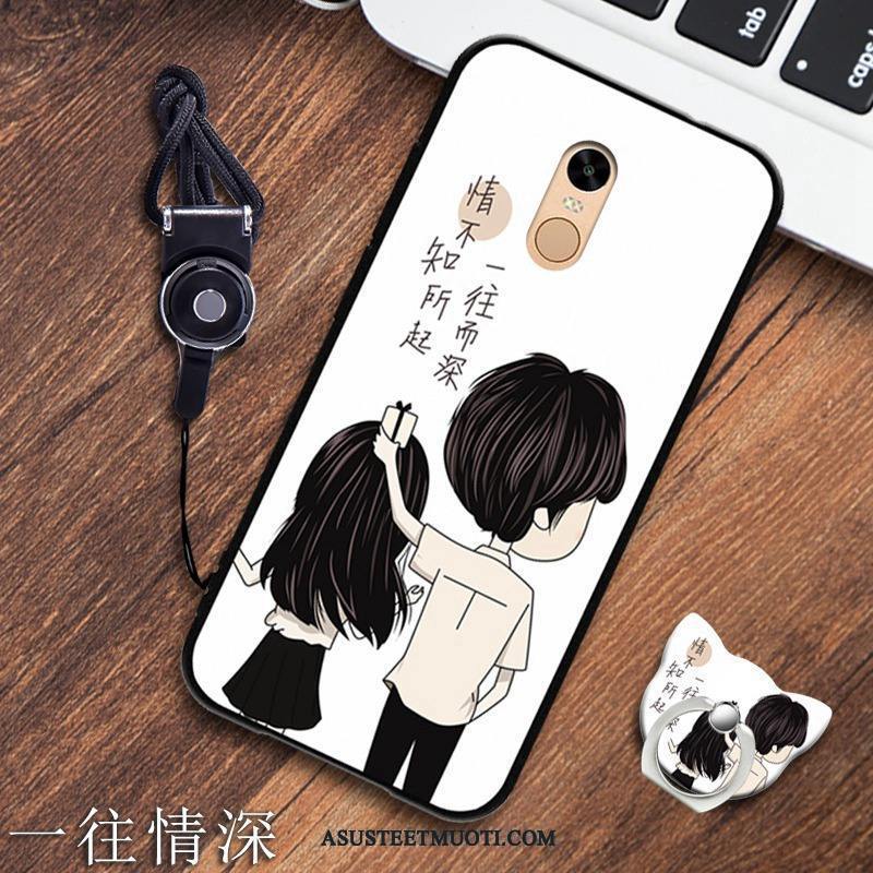 Xiaomi Redmi 5 Kuoret Silikoni Pehmeä Neste Musta Puhelimen Murtumaton