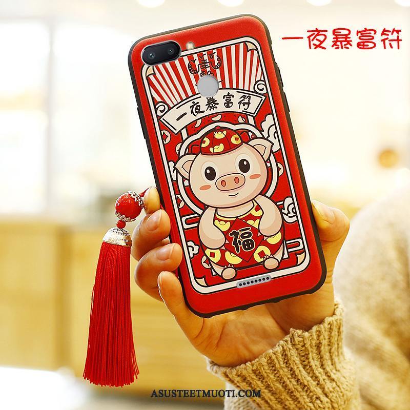 Xiaomi Redmi 6 Kuoret Rikkaus Sarjakuva Puhelimen Pehmeä Neste Suojaus