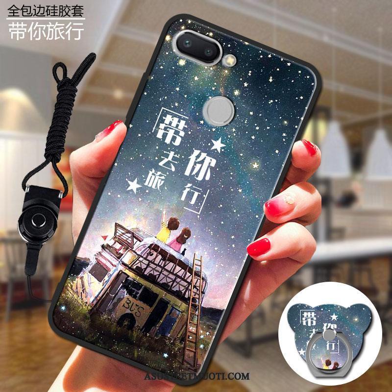 Xiaomi Redmi 6 Kuoret Silikoni Sininen Murtumaton Kuori Kotelo