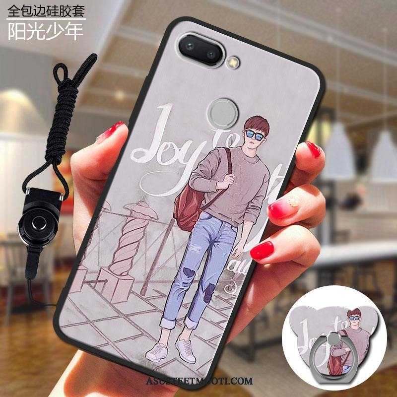 Xiaomi Redmi 6 Kuoret Silikoni Sininen Murtumaton Kuori Kotelo