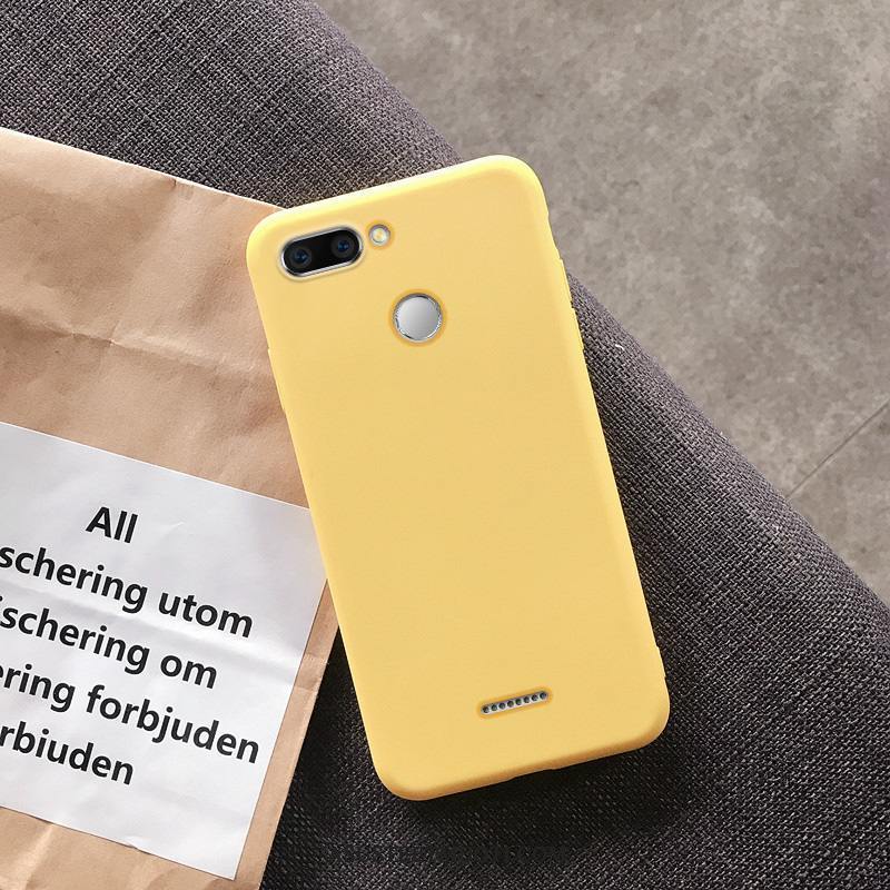 Xiaomi Redmi 6 Kuori Kuoret Kiinteä Väri Luova All Inclusive Punainen Suojaus