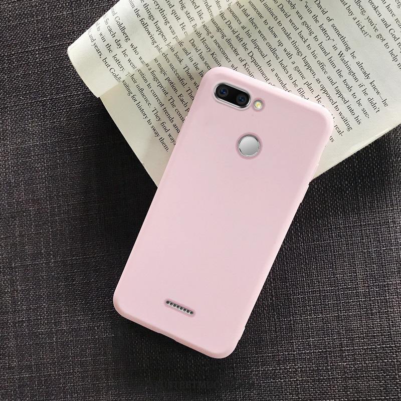 Xiaomi Redmi 6 Kuori Kuoret Kiinteä Väri Luova All Inclusive Punainen Suojaus