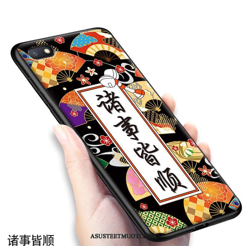 Xiaomi Redmi 6a Kuoret Kotelo Valkoinen Karkaisu Suojaus Trendi