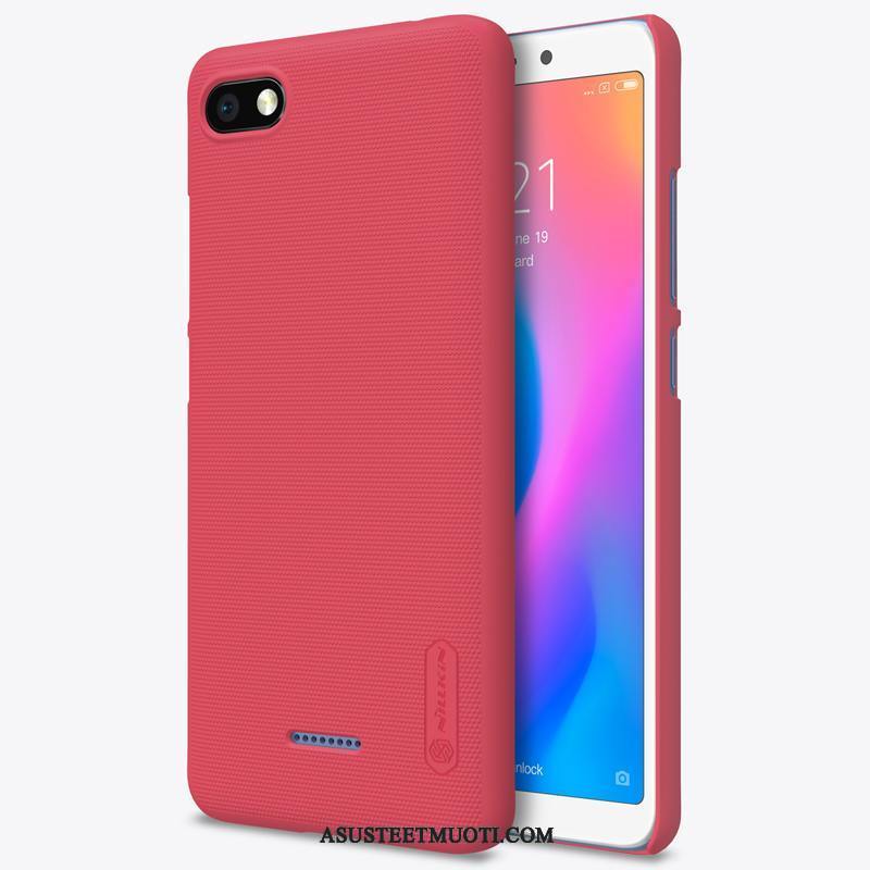 Xiaomi Redmi 6a Kuoret Kulta Kova Valkoinen Ohut Punainen