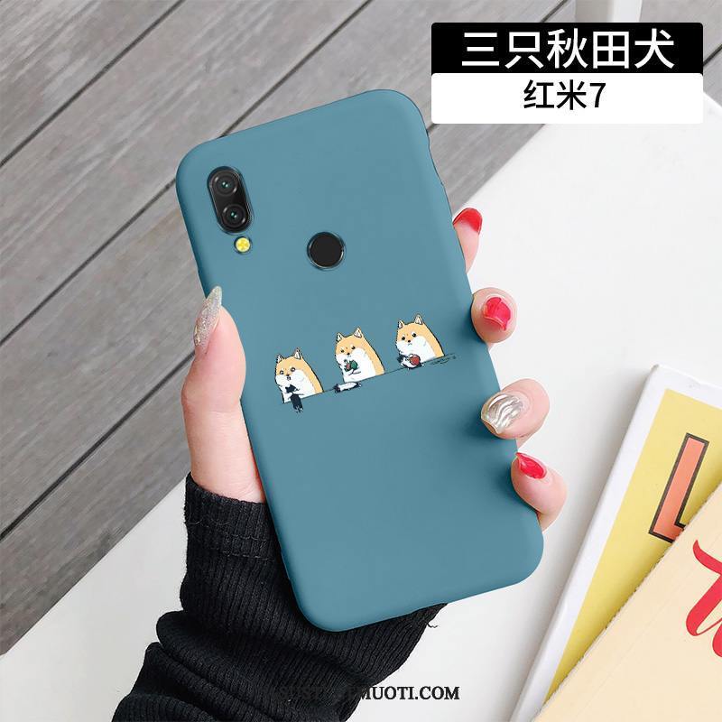 Xiaomi Redmi 7 Kuoret Kotelo Puhelimen Ihana Suojaus Pesty Suede