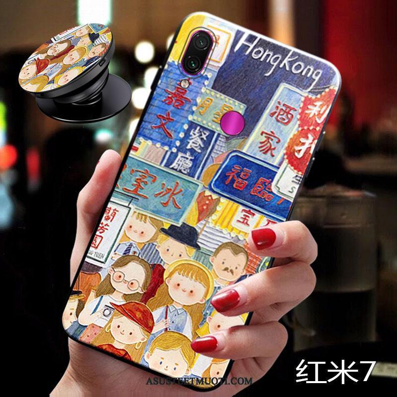 Xiaomi Redmi 7 Kuoret Pehmeä Neste Tide-brändi Puhelimen Sininen Net Red