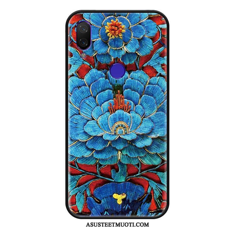 Xiaomi Redmi 7 Kuoret Pesty Suede All Inclusive Vihreä Kuori Kohokuviointi