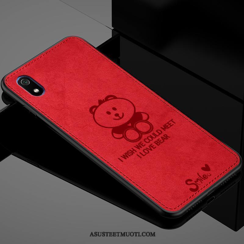 Xiaomi Redmi 7a Kuoret Sininen Kukkakuvio Kotelo Pieni Nahka