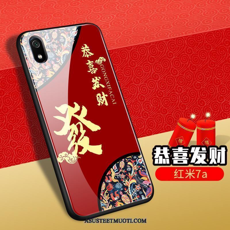 Xiaomi Redmi 7a Kuoret Suojaus Kuori Punainen Pieni Kotelo