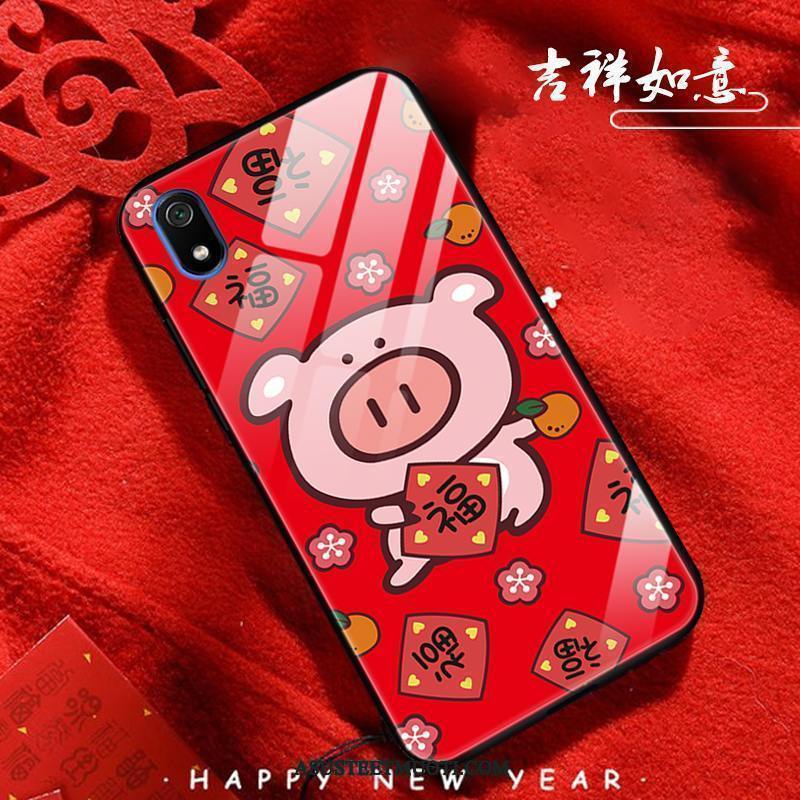 Xiaomi Redmi 7a Kuori Kuoret Festivaali Punainen Murtumaton Lasi Kova