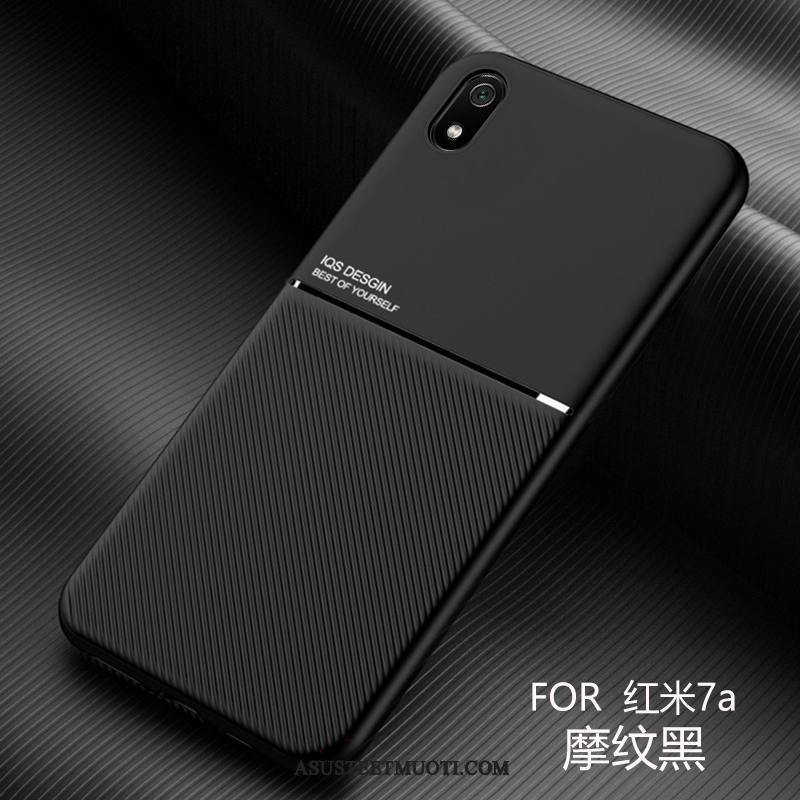 Xiaomi Redmi 7a Kuori Kuoret Näytönsuojus Nahka Ohut Ultra Punainen