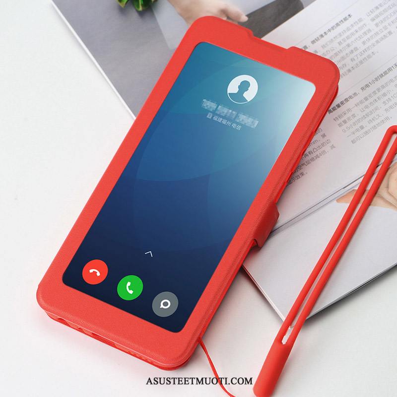 Xiaomi Redmi 9 Kuoret All Inclusive Punainen Simpukka Kuori Musta