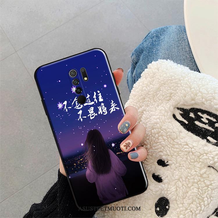 Xiaomi Redmi 9 Kuori Kuoret Murtumaton Maalaus Suojaus Net Red Kotelo