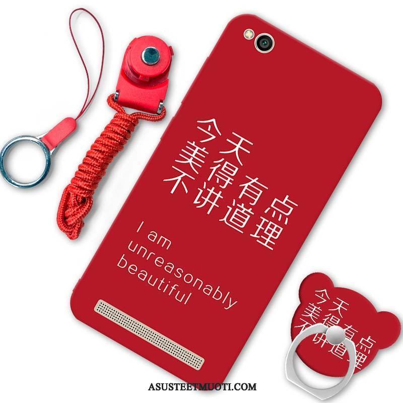 Xiaomi Redmi Go Kuori Kuoret Punainen Musta Rengas Valkoinen Persoonallisuus