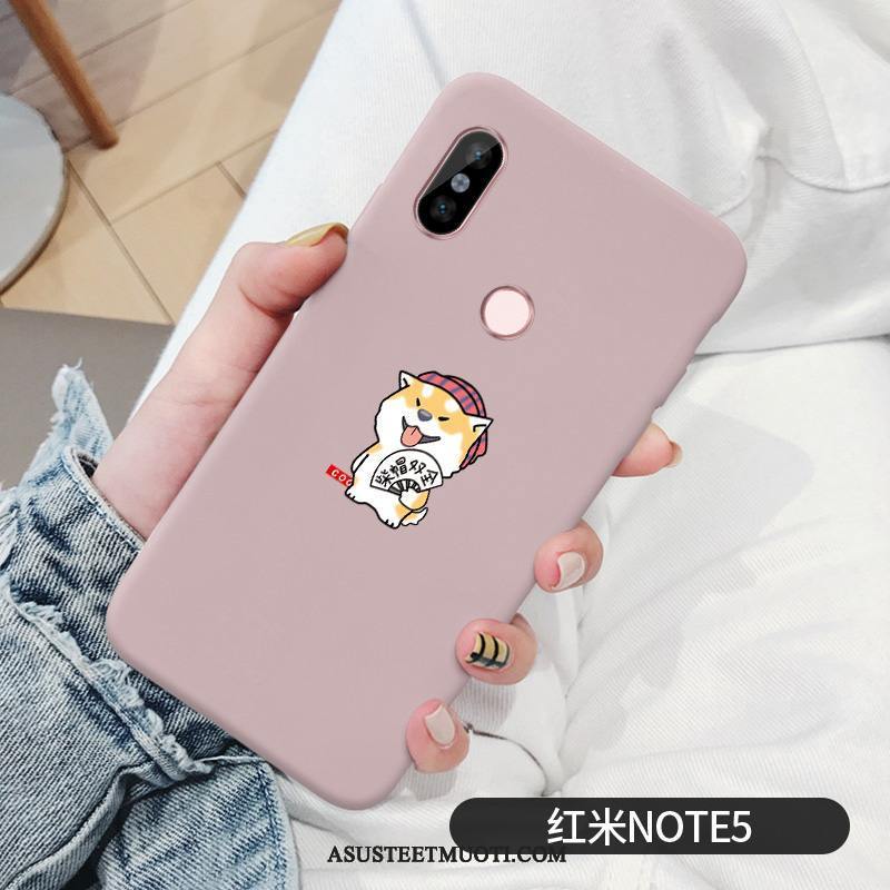 Xiaomi Redmi Note 5 Kuoret Silikoni Punainen Murtumaton All Inclusive Kotelo