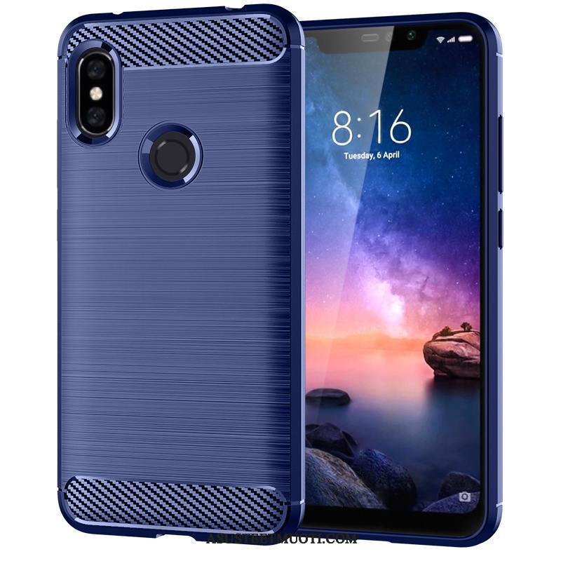 Xiaomi Redmi Note 6 Pro Kuoret Kotelo Suojaus Murtumaton Pehmeä Neste Punainen