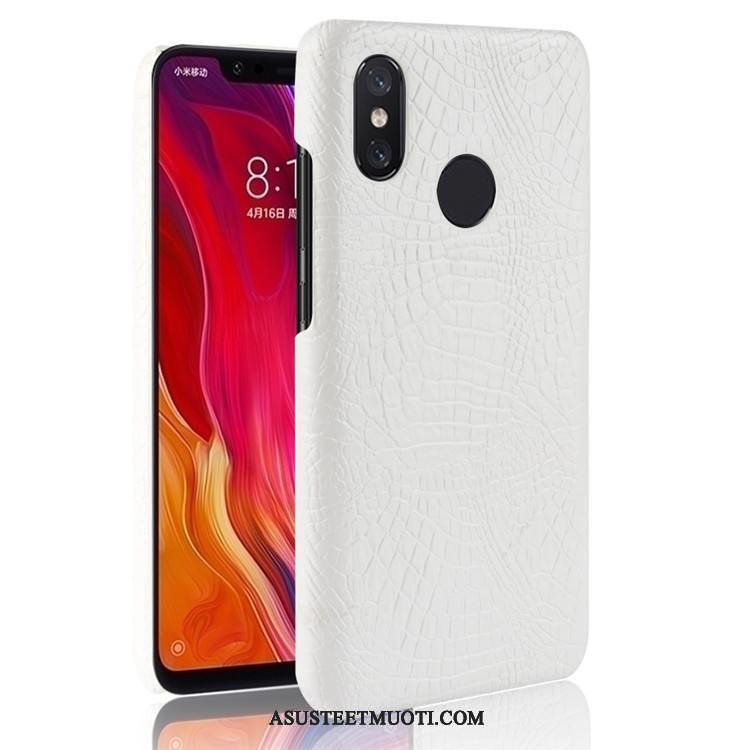 Xiaomi Redmi Note 6 Pro Kuoret Suojaus Kova Punainen Pieni Kukkakuvio