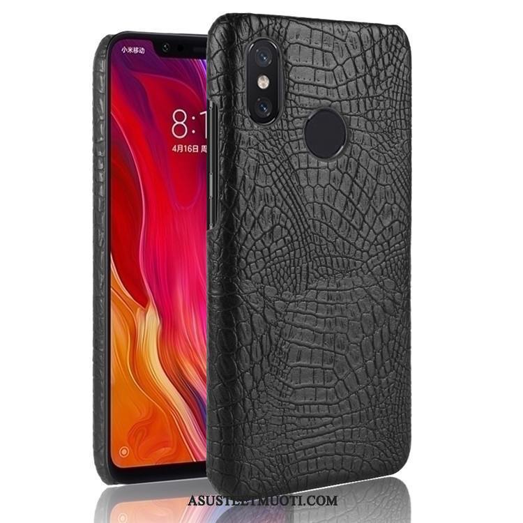 Xiaomi Redmi Note 6 Pro Kuoret Suojaus Kova Punainen Pieni Kukkakuvio