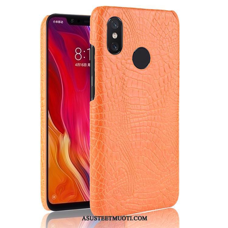 Xiaomi Redmi Note 6 Pro Kuoret Suojaus Kova Punainen Pieni Kukkakuvio