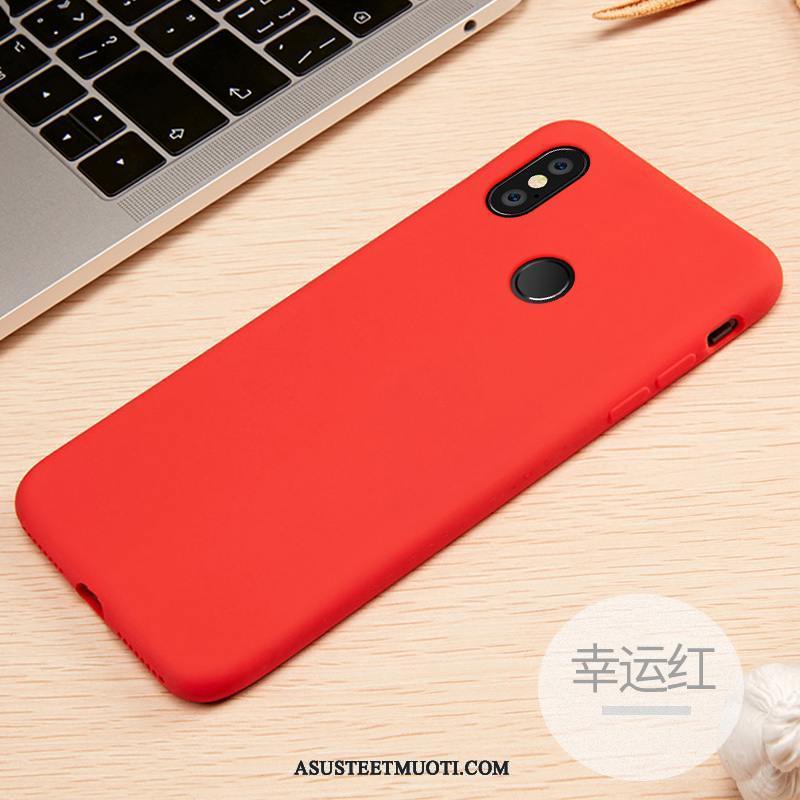 Xiaomi Redmi Note 6 Pro Kuori Kuoret Kotelo Tide-brändi Punainen Murtumaton