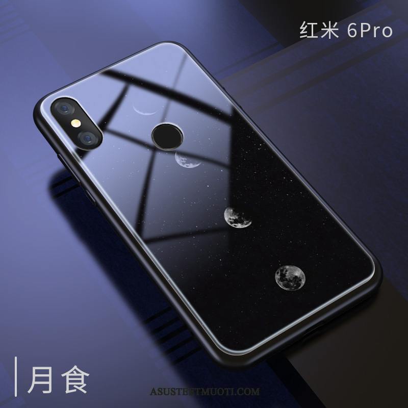 Xiaomi Redmi Note 6 Pro Kuori Kuoret Murtumaton All Inclusive Vaalean Suojaus Musta