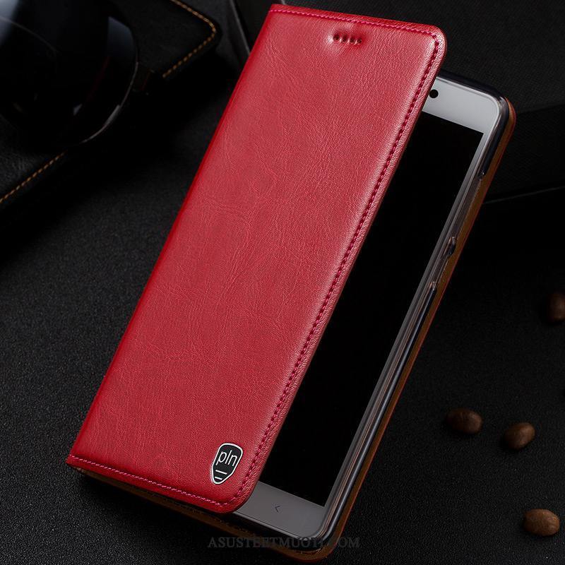 Xiaomi Redmi Note 7 Kuoret Kukkakuvio Punainen Suojaus All Inclusive Puhelimen