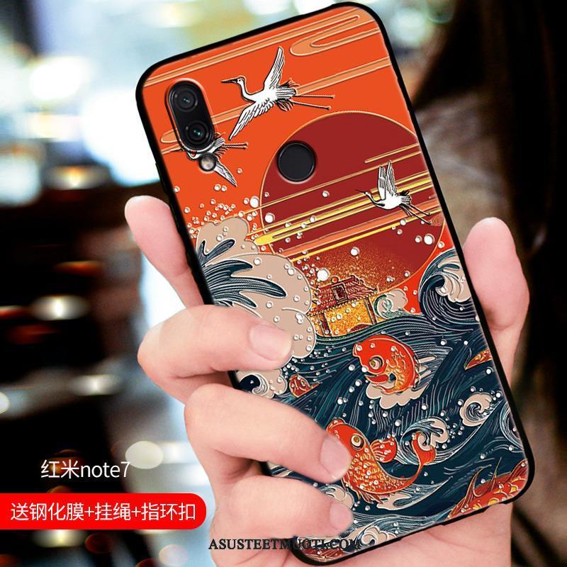 Xiaomi Redmi Note 7 Kuoret Net Red Pehmeä Neste Ylellisyys Murtumaton Trendi