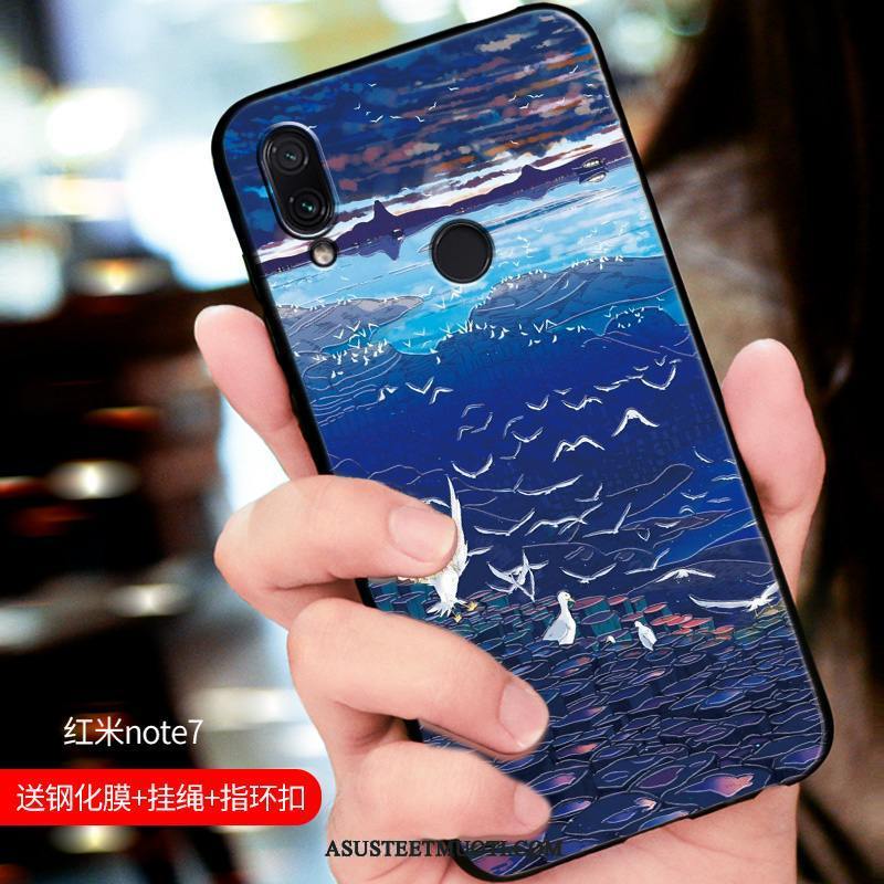 Xiaomi Redmi Note 7 Kuoret Net Red Pehmeä Neste Ylellisyys Murtumaton Trendi