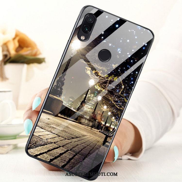 Xiaomi Redmi Note 7 Kuoret Puhelimen Pieni Lasi Punainen Sininen