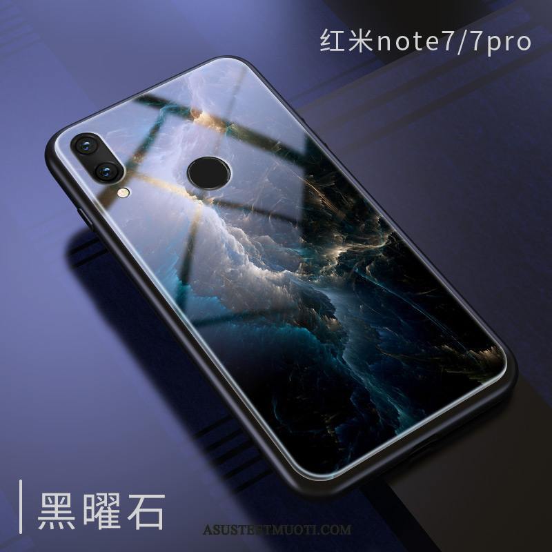 Xiaomi Redmi Note 7 Kuori Kuoret Punainen Violetti All Inclusive Peili