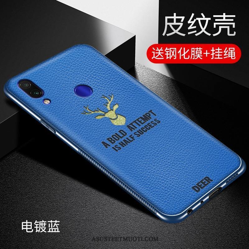 Xiaomi Redmi Note 7 Kuori Kuoret Suojaus Puhelimen Punainen Ohut