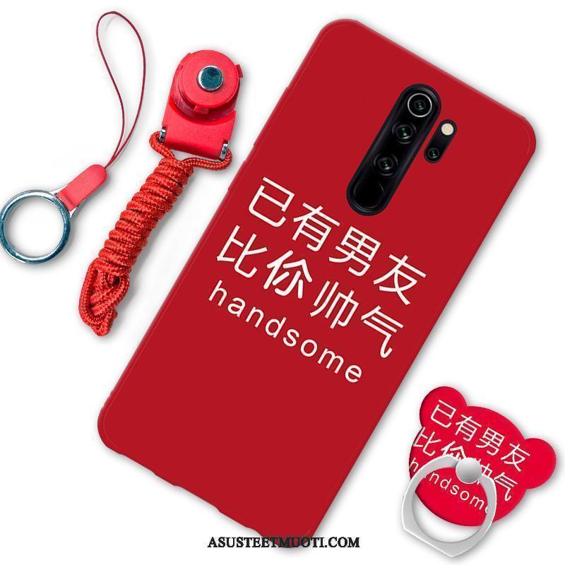 Xiaomi Redmi Note 8 Pro Kuoret Ripustettavat Koristeet Tuki Sarjakuva Rakastunut Punainen