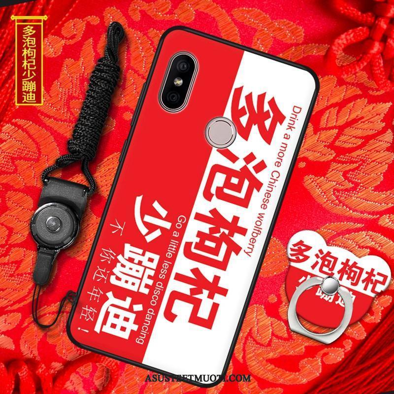 Xiaomi Redmi S2 Kuoret Murtumaton Punainen Näytönsuojus Net Red Silikoni