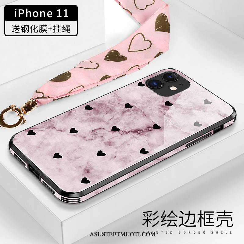 iPhone 11 Kuoret Ohut Violetti Lasi Murtumaton All Inclusive