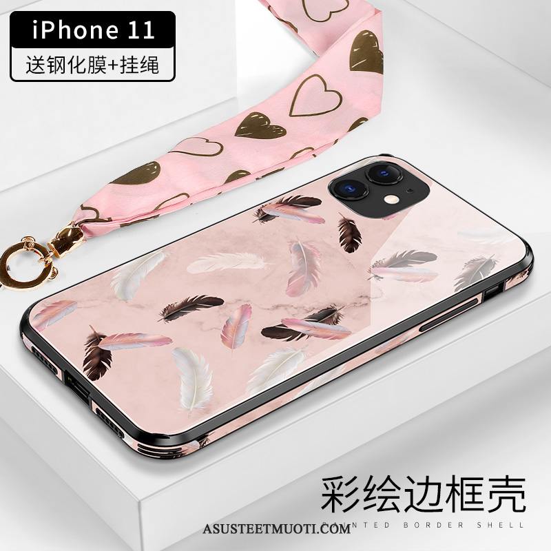 iPhone 11 Kuoret Ohut Violetti Lasi Murtumaton All Inclusive